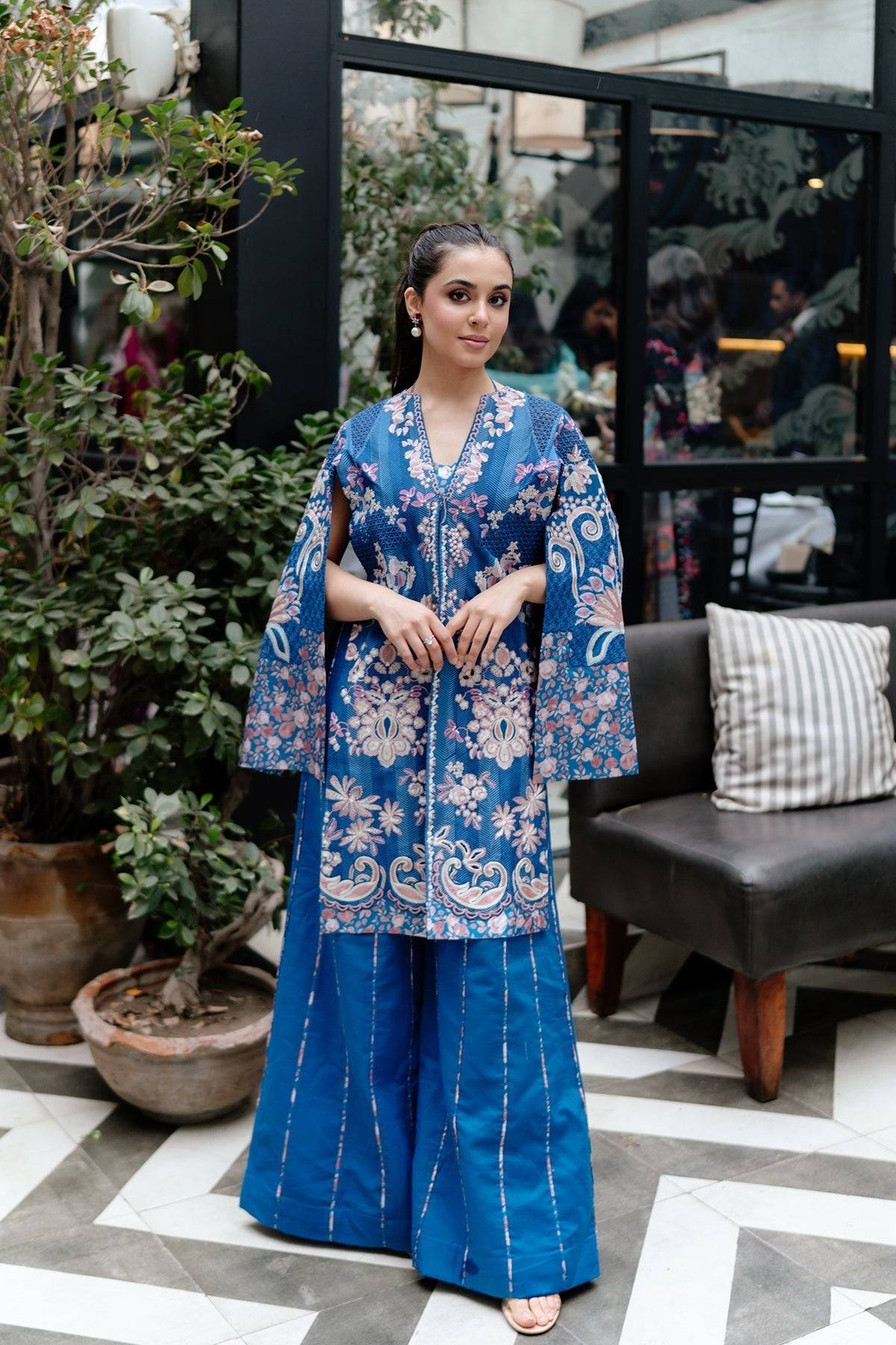 Afrozeh | Lawn 25 | Eclipse by Maria Faisal - Registered Vendor of : Afrozeh - type : Ladies Clothes - 100% original wedding dresses