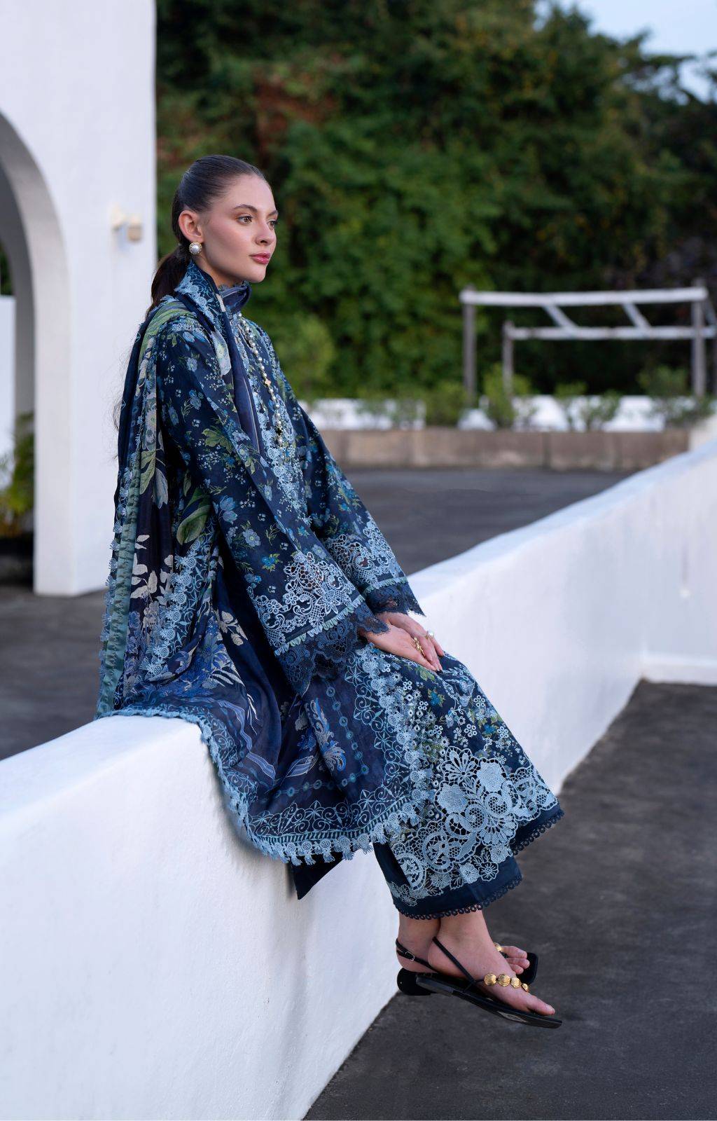 AJR Couture | Printakari Lawn 25 | Eden by Maria Faisal - Registered Vendor of : AJR Couture - type : Ladies Clothes - 100% original wedding dresses