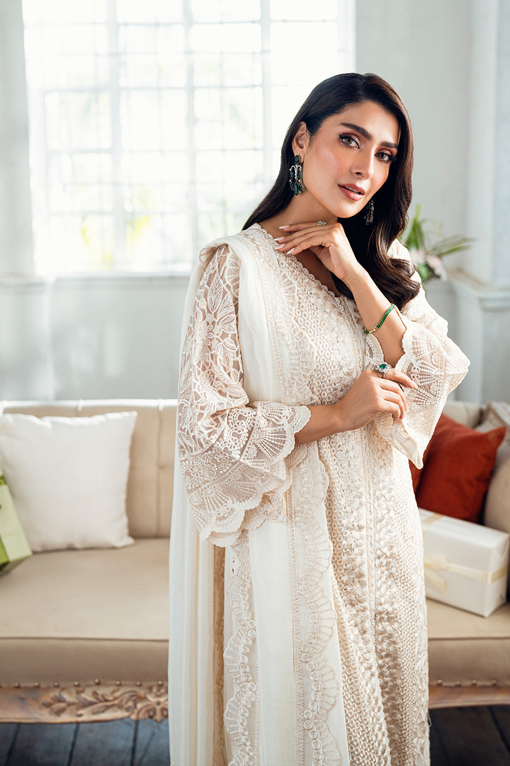 Azure | Luxe Formals | Ethereal Pearl - Ladies Clothes - Maria Faisal