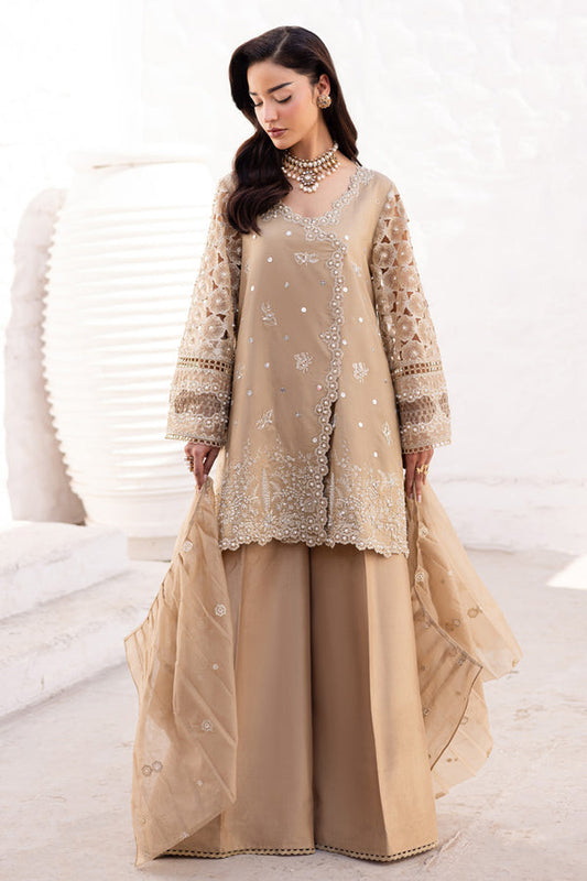 Marjjan | Elyna Lawn | EVERLY MP-43 (SKIN GOLD) - Ladies Clothes - Maria Faisal
