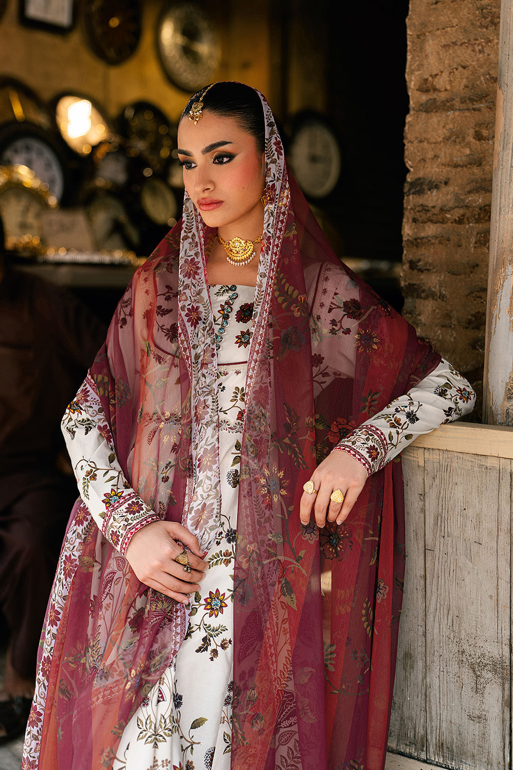 Shagna | Ed Dopahar | SP-105 (SITARA) - Luxury Dress - available at Maria Faisal in UK and USA.