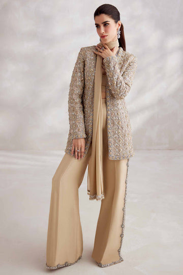 Elan | Elitarie Wedding Formals | AURÃLIEN (EP-21212) - Designer Dress with Intricate embroidery and embellishments. Shop elegent wedding dress at Maria Faisal.