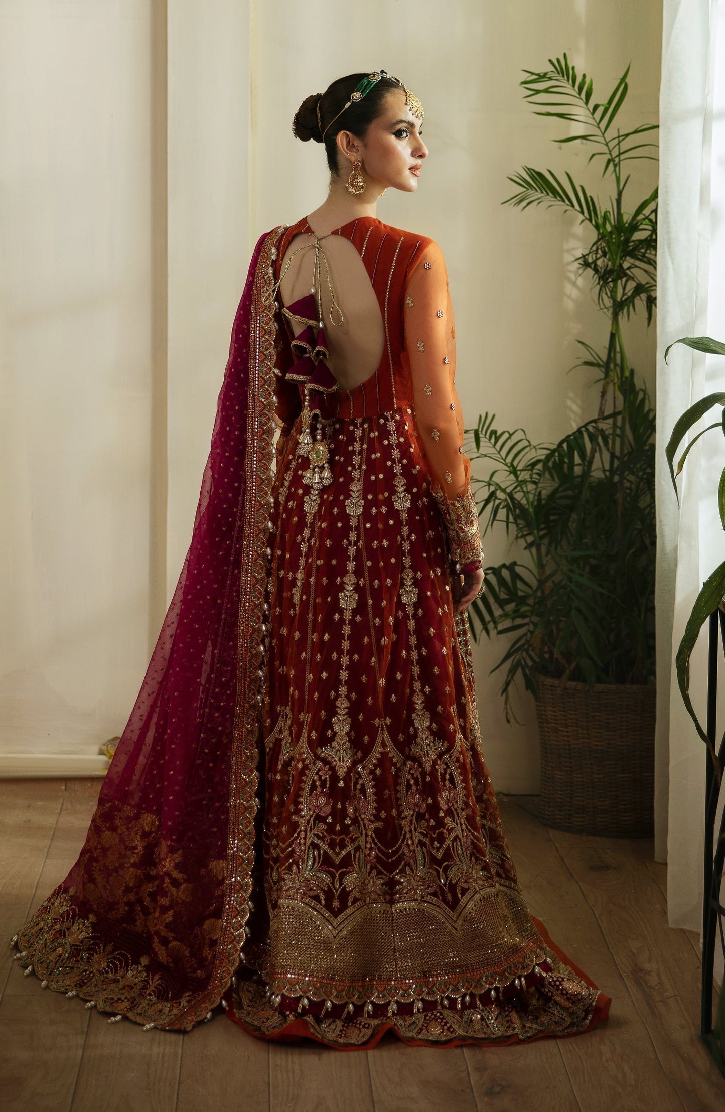Eleshia | Zarin Wedding Formals 24 |  SAFINA - Designer Dress with Intricate embroidery and embellishments. Shop elegent wedding dress at Maria Faisal.