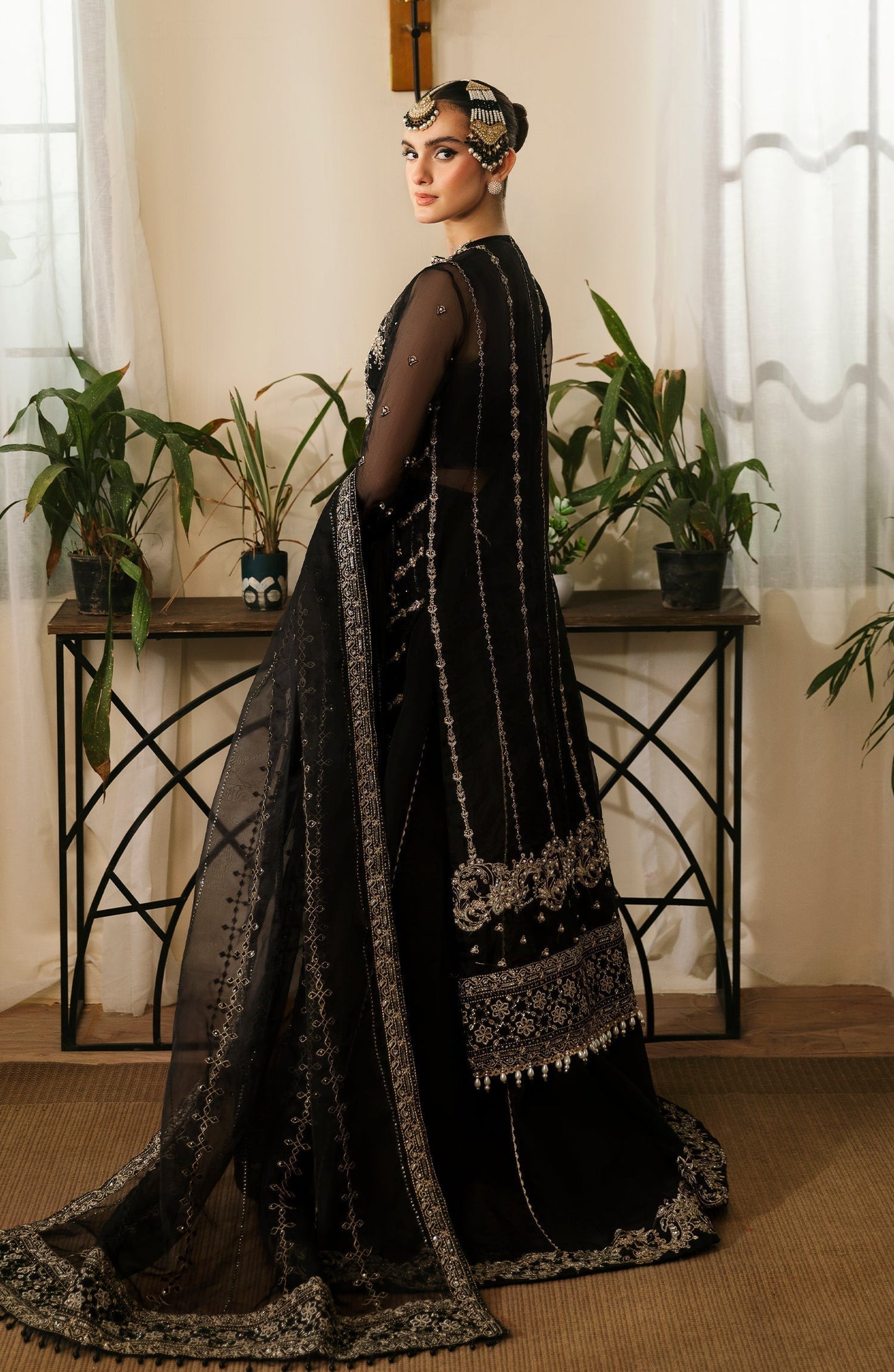 Eleshia | Zarin Wedding Formals 24 | MAHROZ - Designer Dress with Intricate embroidery and embellishments. Shop elegent wedding dress at Maria Faisal.