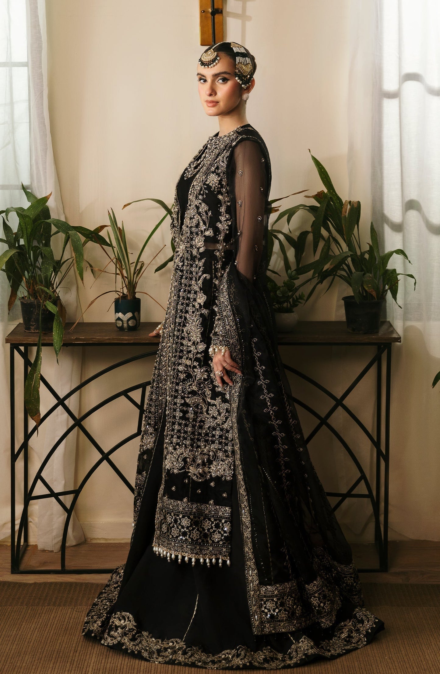 Eleshia | Zarin Wedding Formals 24 | MAHROZ - Designer Dress with Intricate embroidery and embellishments. Shop elegent wedding dress at Maria Faisal.