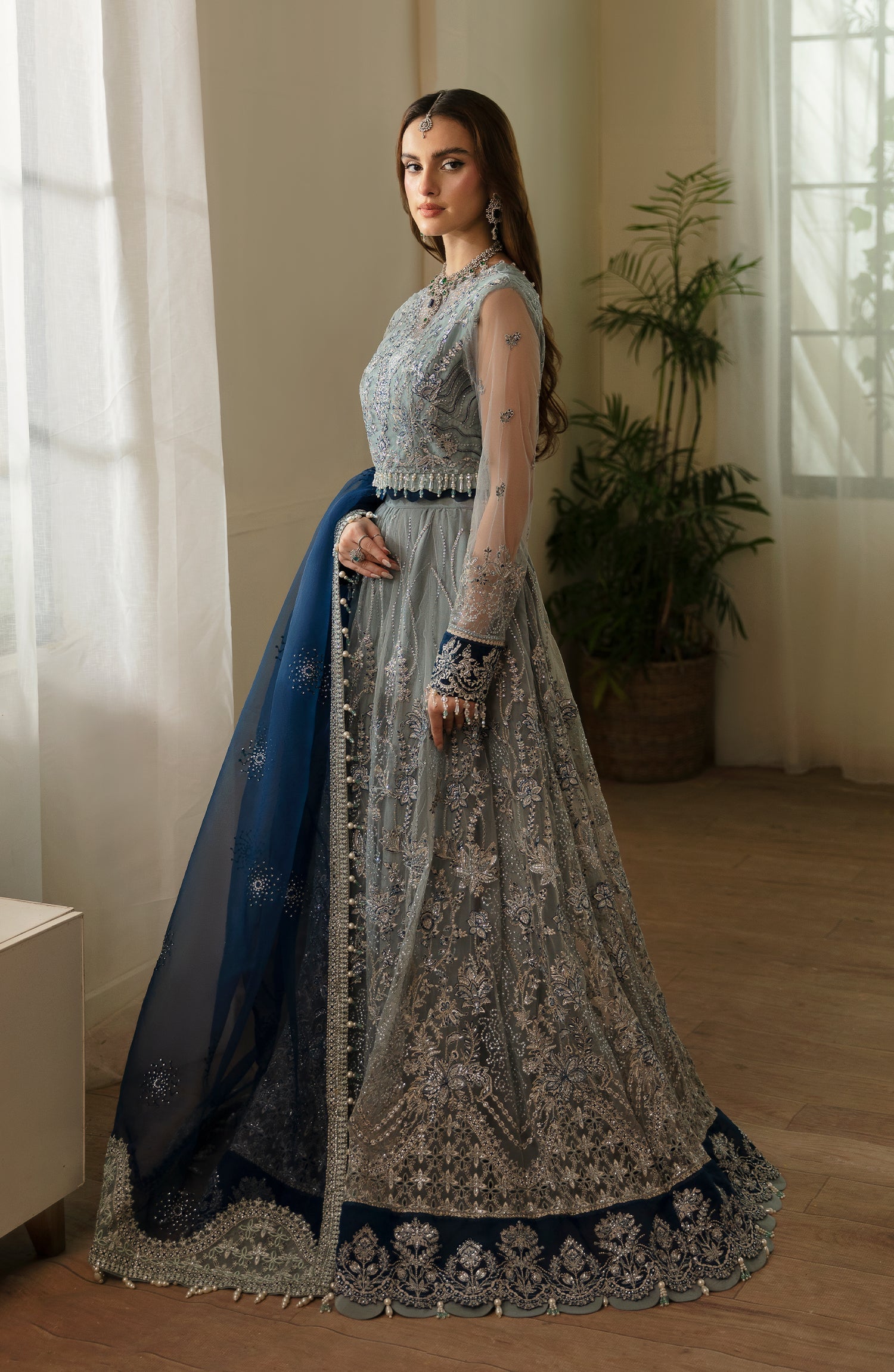 Eleshia | Zarin Wedding Formals 24 |  SIARA - Designer Dress with Intricate embroidery and embellishments. Shop elegent wedding dress at Maria Faisal.