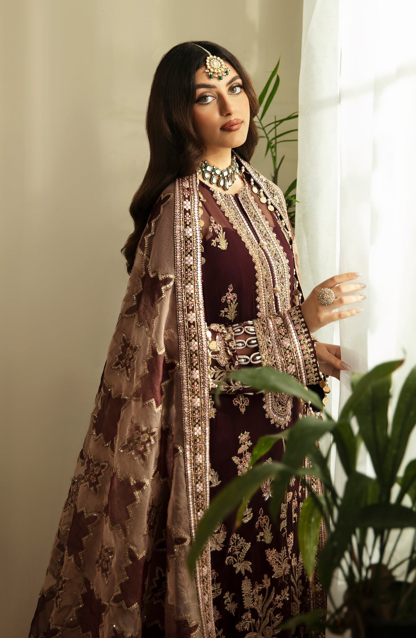 Eleshia | Zarin Wedding Formals 24 |  ZAIBA - Designer Dress with Intricate embroidery and embellishments. Shop elegent wedding dress at Maria Faisal.