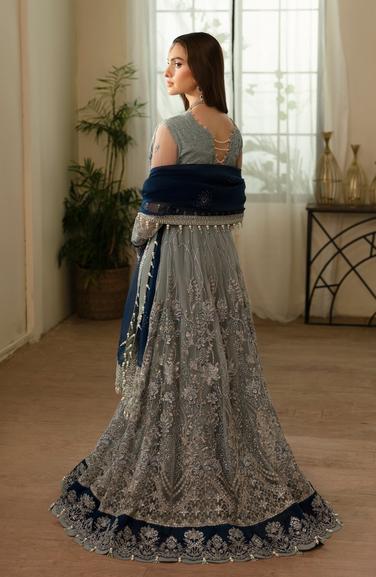 Eleshia | Zarin Wedding Formals 24 |  SIARA - Designer Dress with Intricate embroidery and embellishments. Shop elegent wedding dress at Maria Faisal.