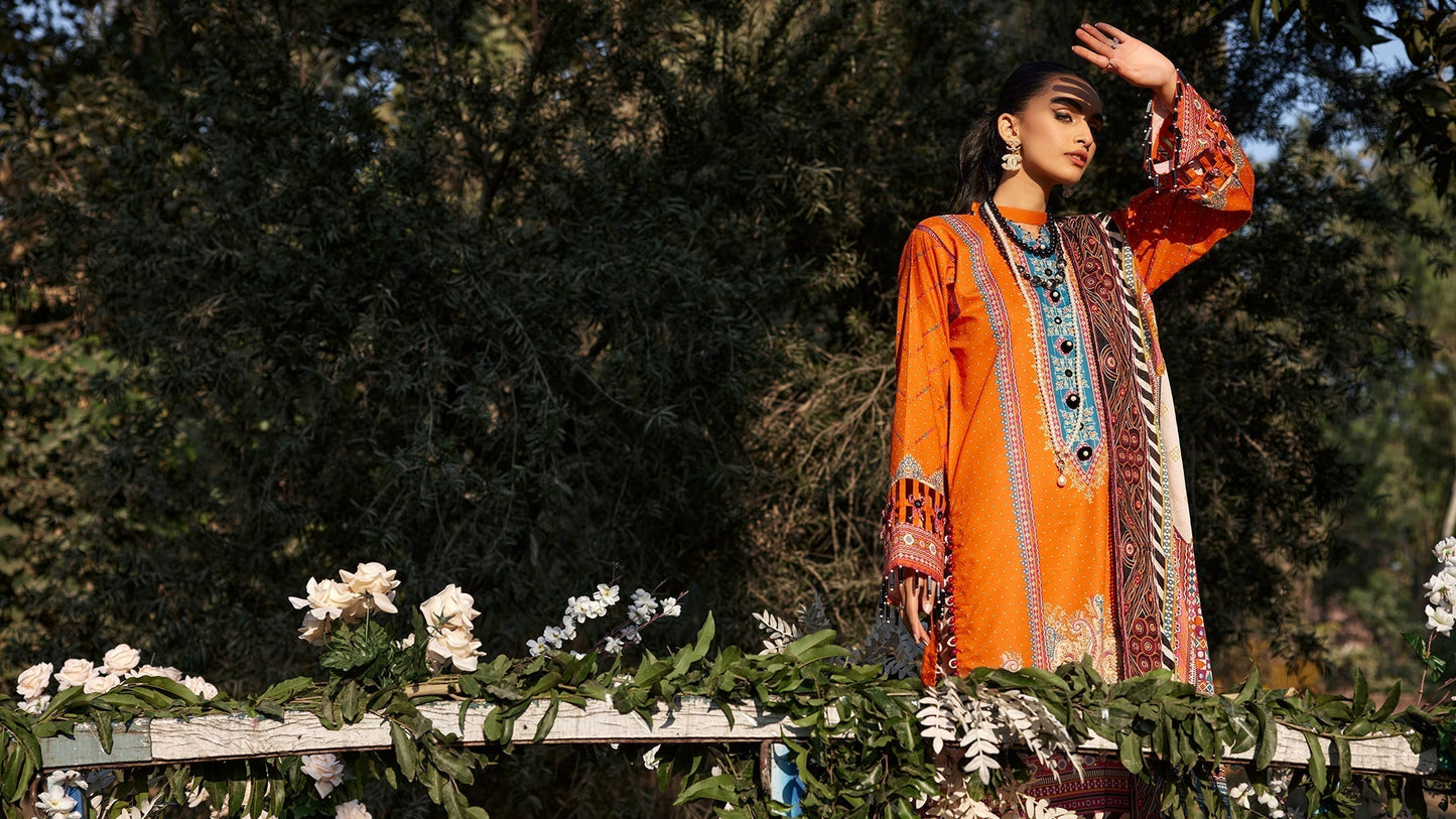 Ellena | Luxury Embroidered Collection | D13 - Maria Faisal