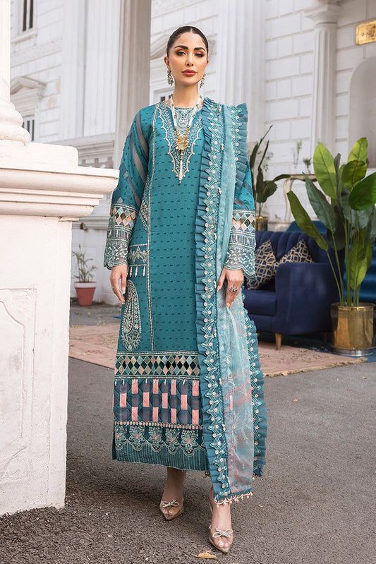 Ellena | Luxury Embroidered Collection | D19 - Maria Faisal