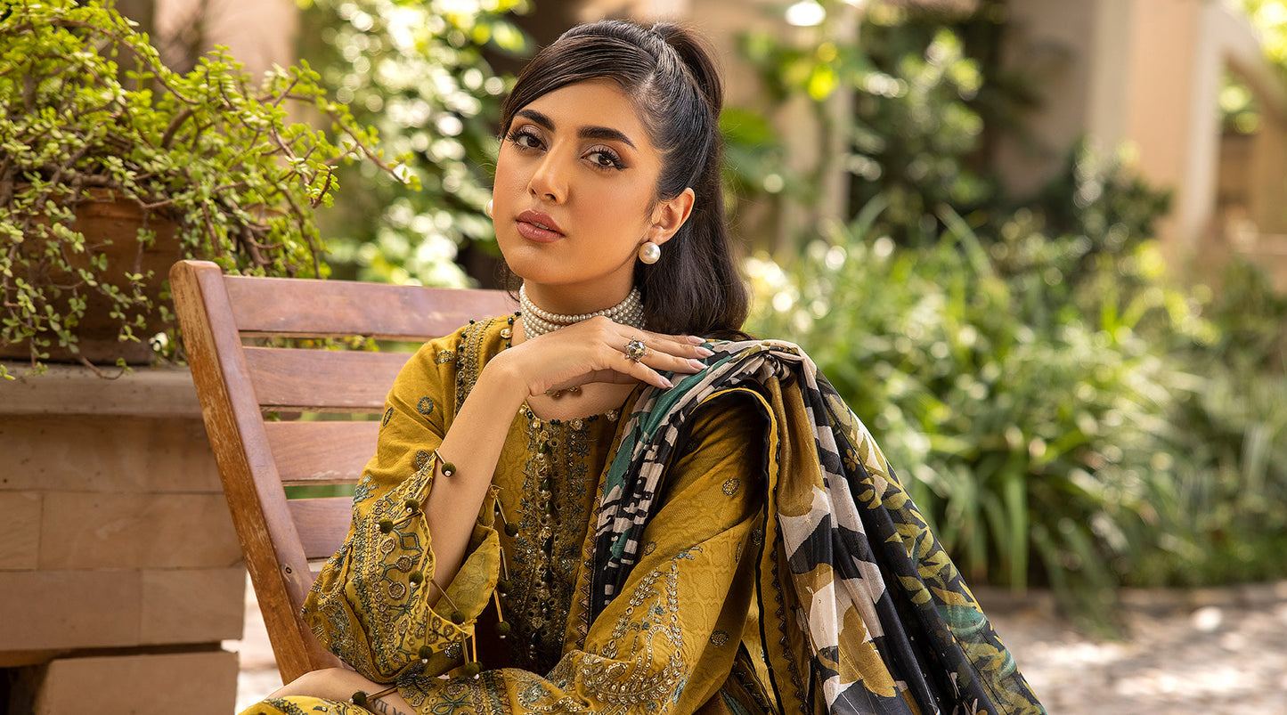 Ellena | Luxury Embroidered Collection | D17 - Maria Faisal
