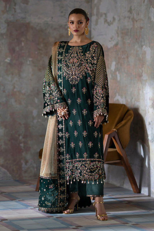 Emaan Adeel | Saanjh Velvet Collection 24 | Nisha - Ladies Clothes - Maria Faisal
