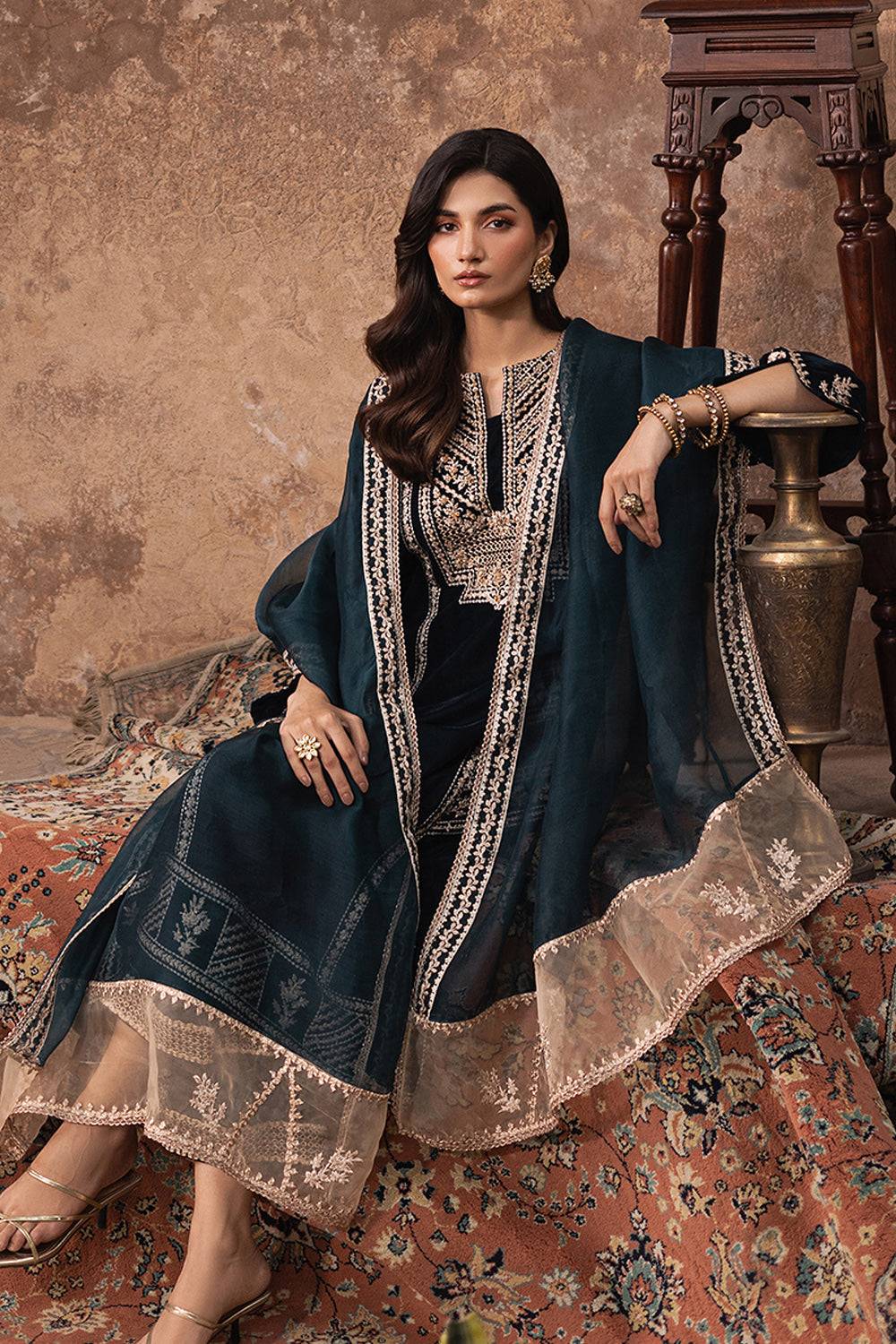 Azure | Vogue Formals | Enchanted Emerald by Maria Faisal - Registered Vendor of : Azure - type : Ladies Clothes - 100% original wedding dresses