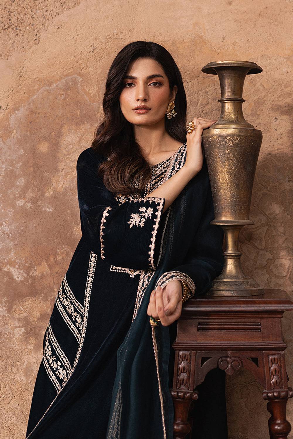 Azure | Vogue Formals | Enchanted Emerald by Maria Faisal - Registered Vendor of : Azure - type : Ladies Clothes - 100% original wedding dresses