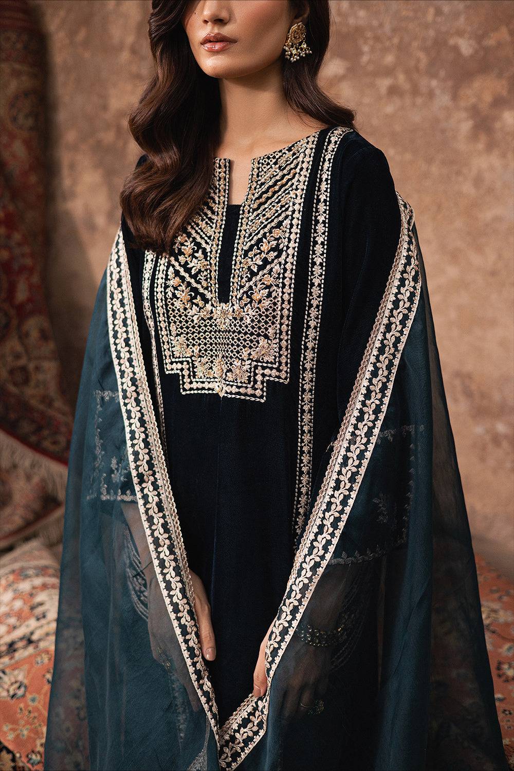 Azure | Vogue Formals | Enchanted Emerald by Maria Faisal - Registered Vendor of : Azure - type : Ladies Clothes - 100% original wedding dresses