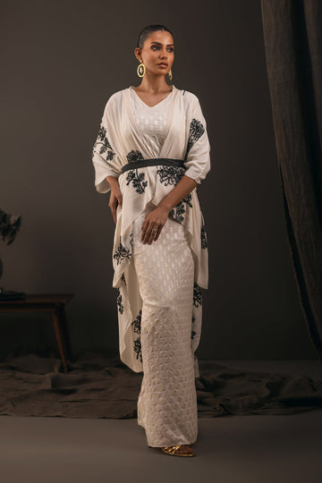 Erum Khan | Beyond Chic | Arabian Nights - Designer Dress with Intricate embroidery and embellishments. Shop elegent wedding dress at Maria Faisal.