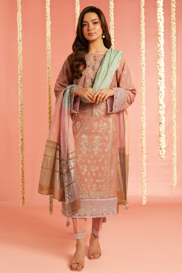 Al Karam | Festive Summer 25 | RTS | SHIRT, TROUSER & DUPATTA 04 - Ladies Clothes - Maria Faisal