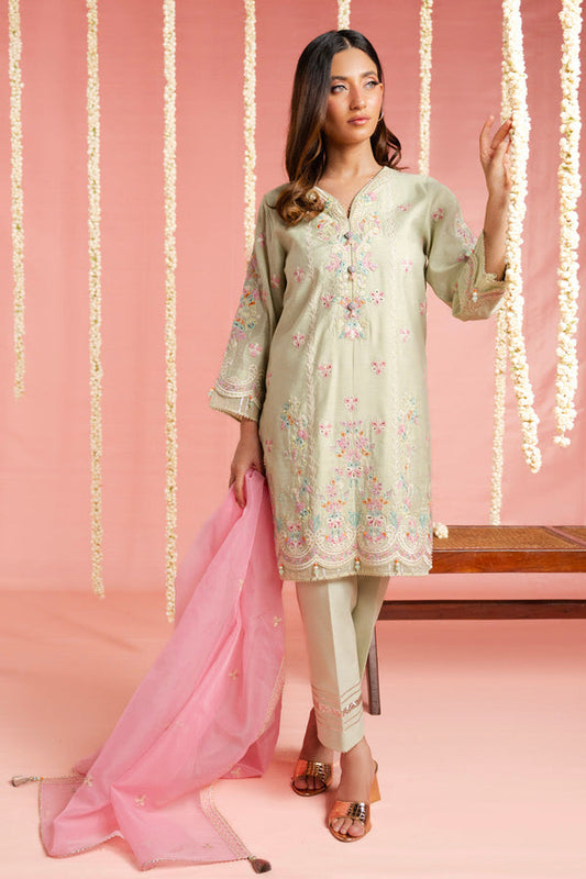Al Karam | Festive Summer 25 | RTS | SHIRT, TROUSER & DUPATTA 06 - Ladies Clothes - Maria Faisal