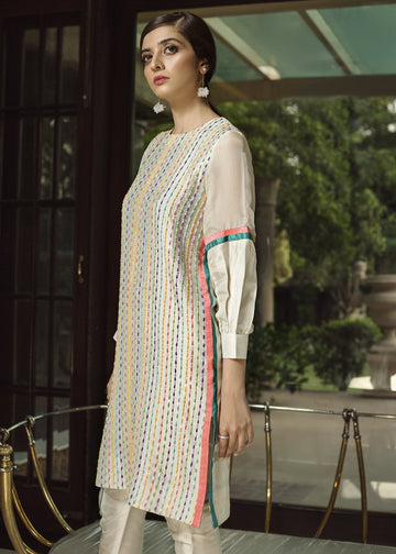 Hana | Serendipity Ready to Wear | French Vanilla - Designer Dress with Intricate embroidery and embellishments. Shop elegent wedding dress at Maria Faisal.