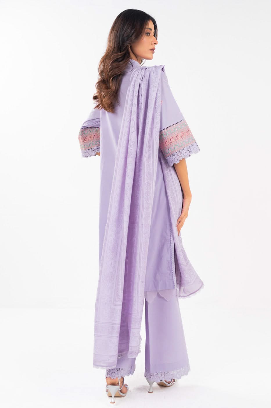 AlKaram | Festive Summer 25 | FC-24J-25-Lavender by Maria Faisal - Registered Vendor of : Alkaram - type : Ladies Clothes - 100% original wedding dresses