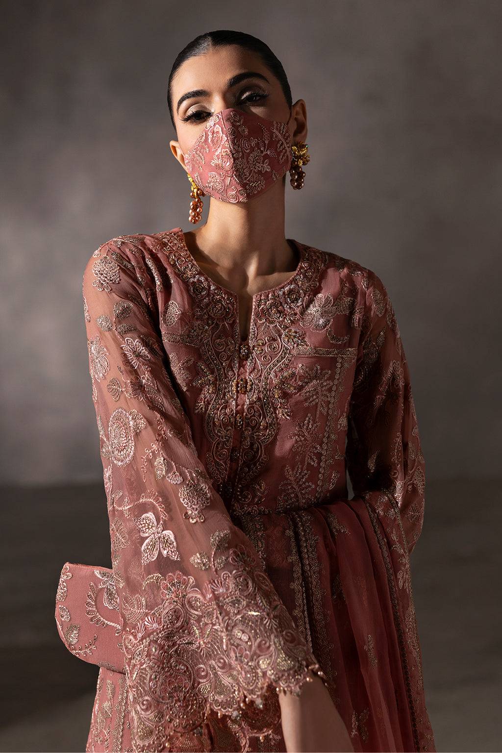 Flossie | Laconic Formals | FE - 907 A by Maria Faisal - Registered Vendor of : Flossie - type : Ladies Clothes - 100% original wedding dresses