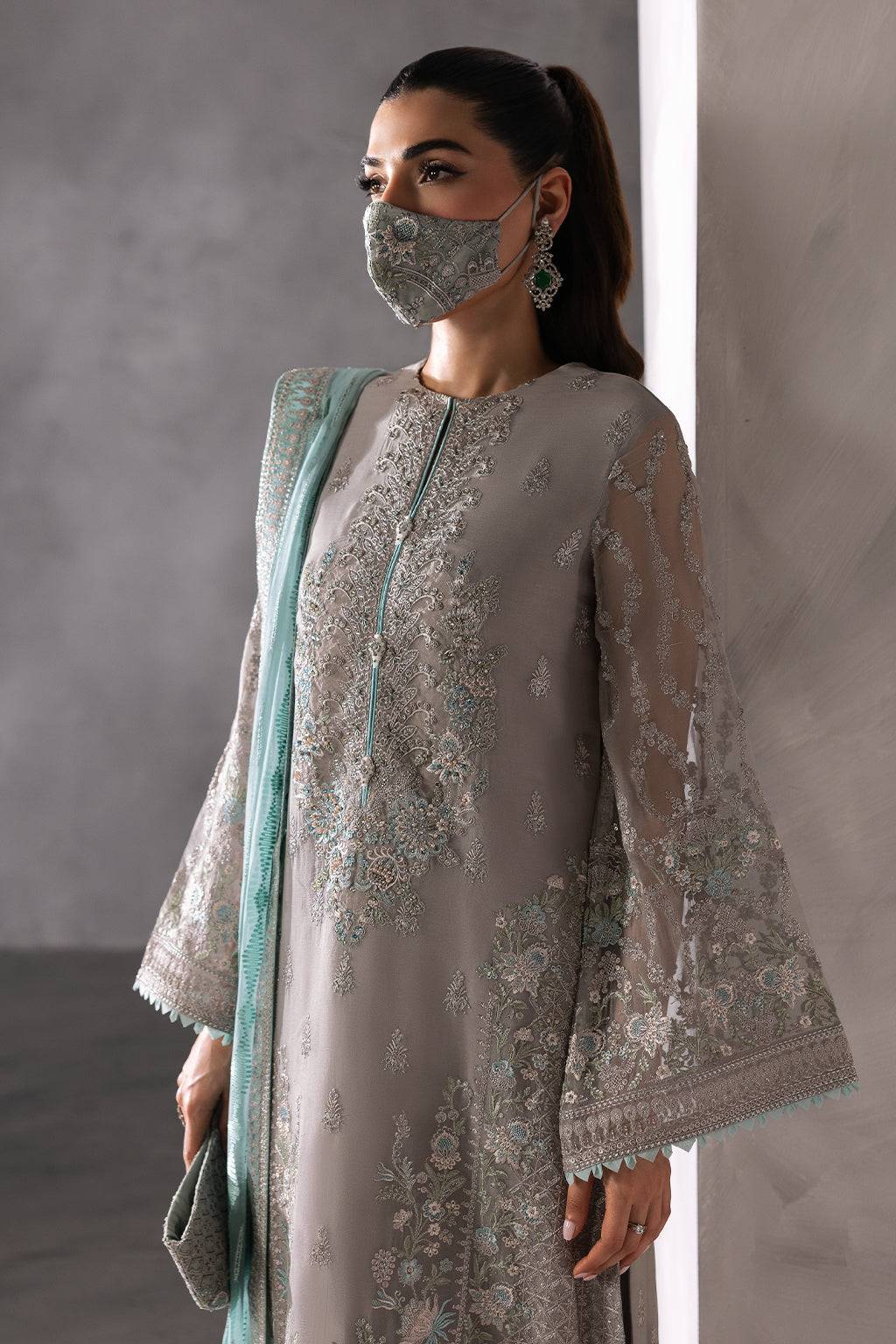 Flossie | Laconic Formals | FE - 908 by Maria Faisal - Registered Vendor of : Flossie - type : Ladies Clothes - 100% original wedding dresses