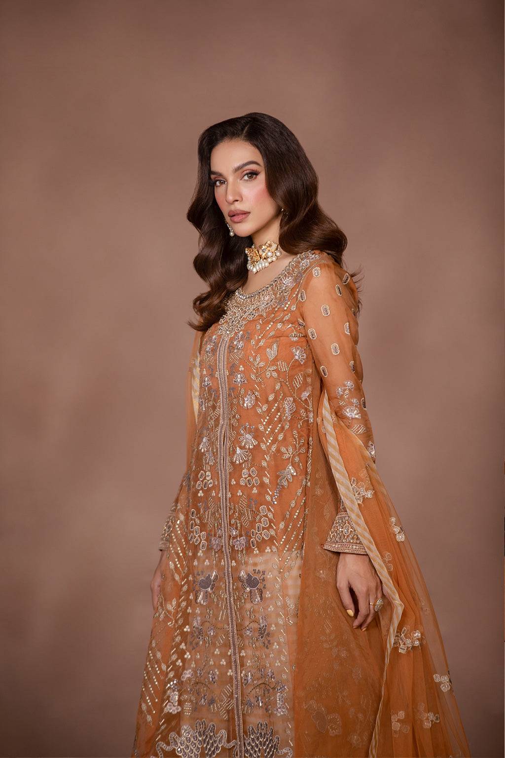 Flossie | Studio RTW | FAWN BROWN by Maria Faisal - Registered Vendor of : Flossie - type : Ladies Clothes - 100% original wedding dresses