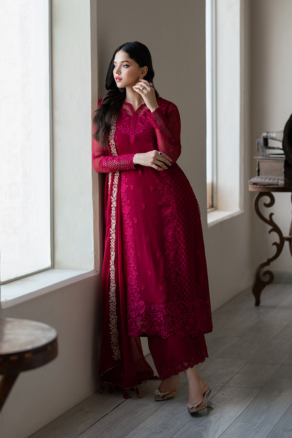 Azure | Ensembles | Fuchsia Blaze - Ladies Clothes - Maria Faisal