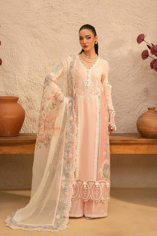 Saira Rizwan | Luxury Lawn 25 | FREYA-SRL25-09 by Maria Faisal - Registered Vendor of : Saira Rizwan - type : Ladies Clothes - 100% original wedding dresses