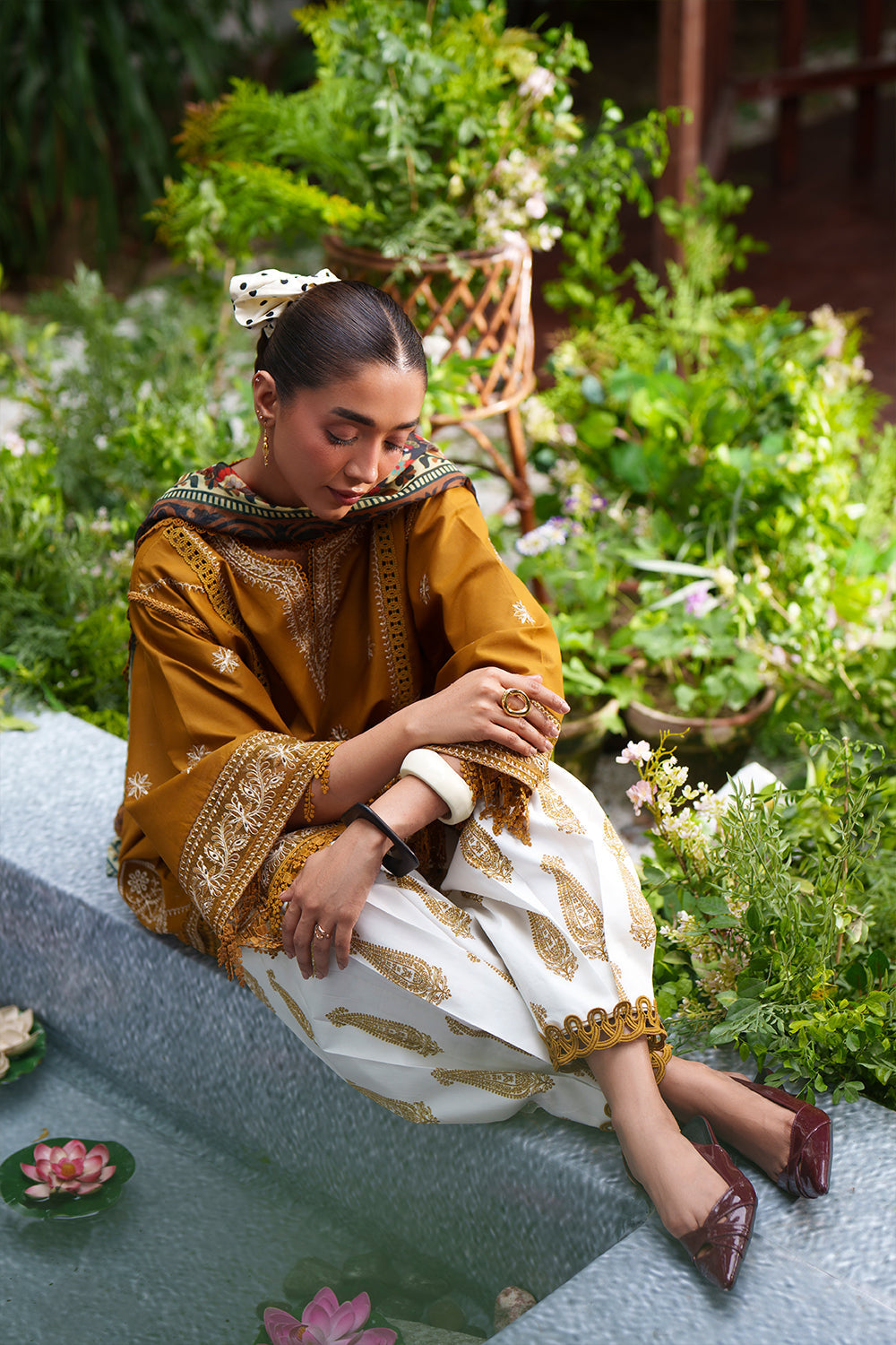 Saira Rizwan | Laanem SS 26 | ZOYA-B-SRL26-04 - Luxury Dress - available at Maria Faisal in UK and USA.