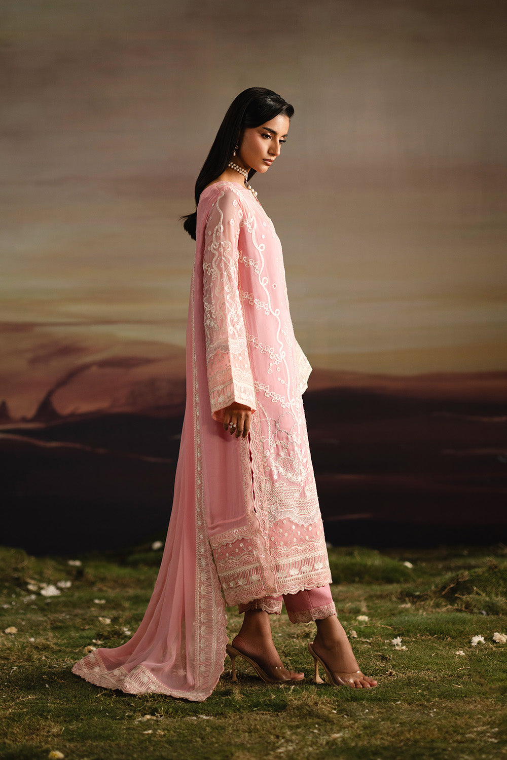 Fressia Premium | Luxury 26 | IYLA - FWU5704 - Luxury Dress - available at Maria Faisal in UK and USA.
