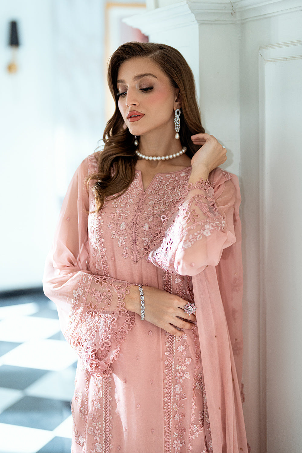Azure | Ensembles | Faded Blush - Ladies Clothes - Maria Faisal