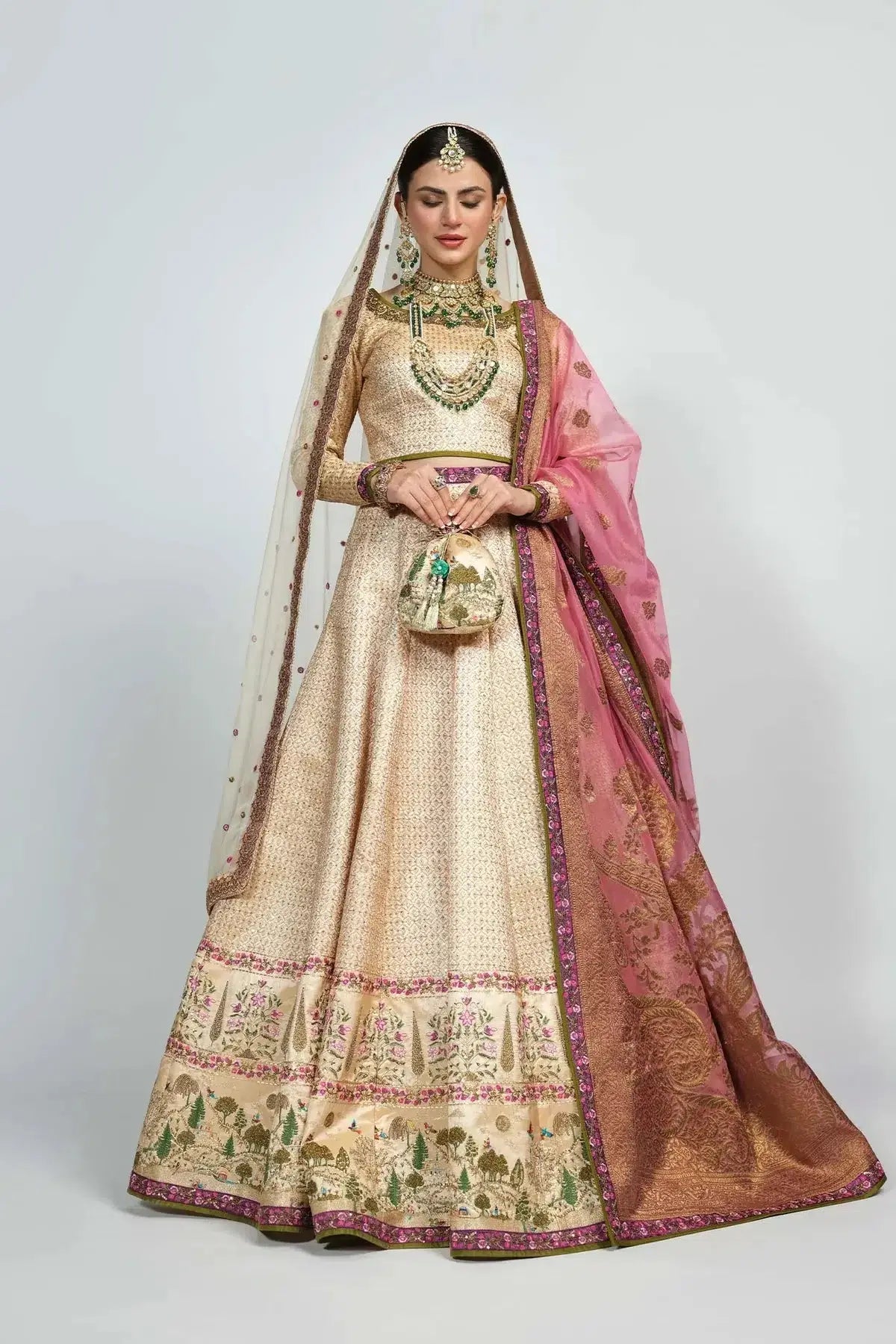 Fahad Hussayn | National Sport Casbah | Gharoli by Maria Faisal - Registered Vendor of : Fahad Hussayn - type : Wedding Dress - 100% original wedding dresses