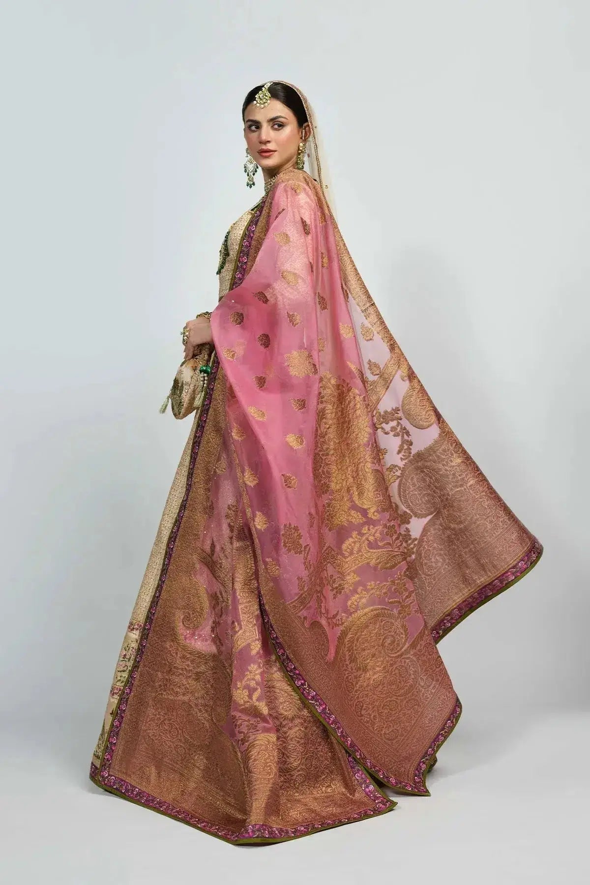 Fahad Hussayn | National Sport Casbah | Gharoli by Maria Faisal - Registered Vendor of : Fahad Hussayn - type : Wedding Dress - 100% original wedding dresses