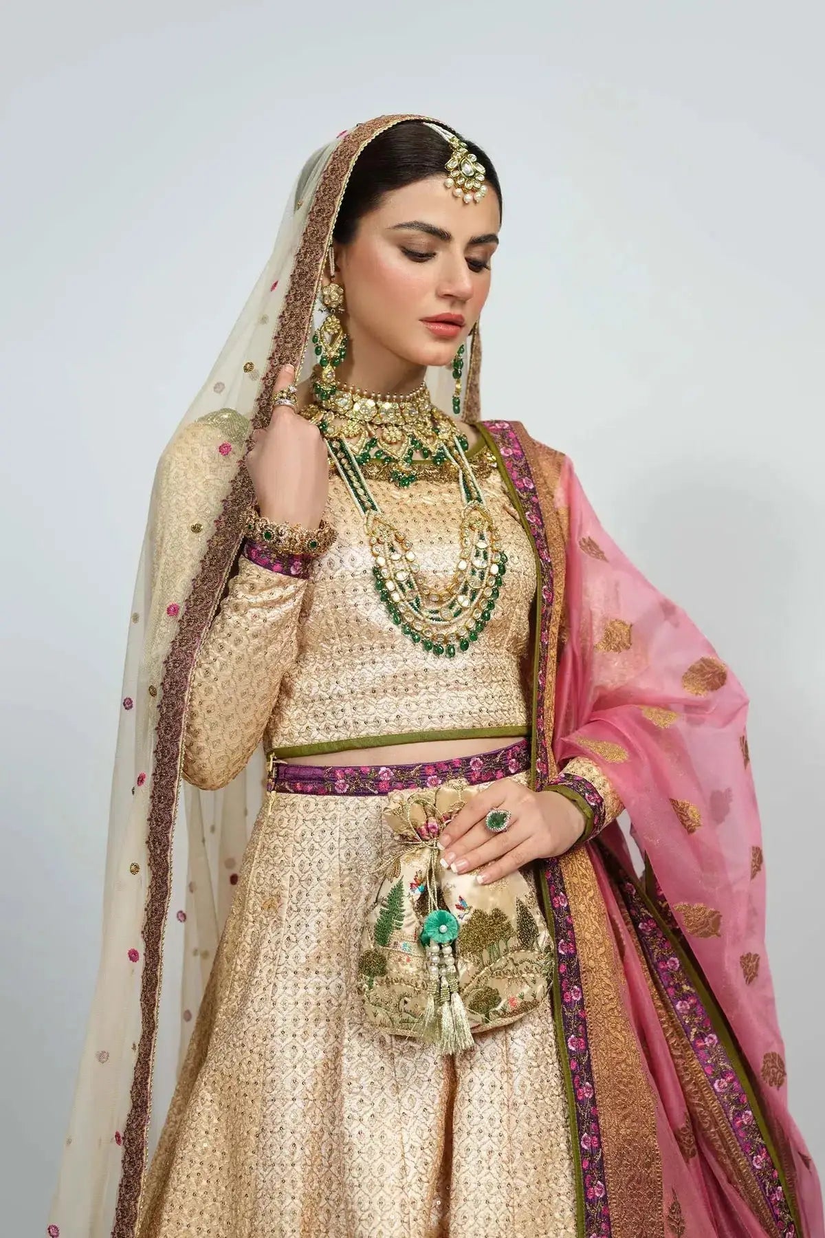 Fahad Hussayn | National Sport Casbah | Gharoli by Maria Faisal - Registered Vendor of : Fahad Hussayn - type : Wedding Dress - 100% original wedding dresses