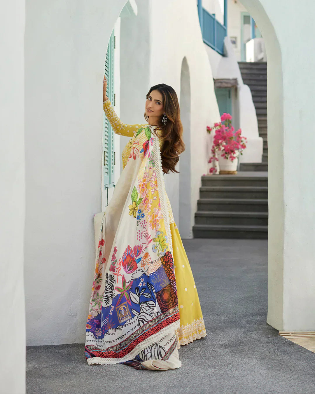 Faiza Saqlain | Liliana Luxury Lawn 24 | Talin - Ladies Clothes - Maria Faisal