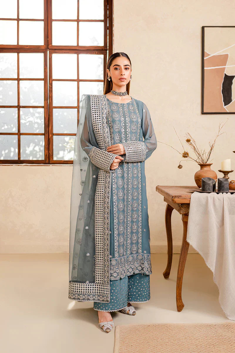 Farasha | Ritizer Festive Formals | Aqua Flora - Ladies Clothes - Maria Faisal
