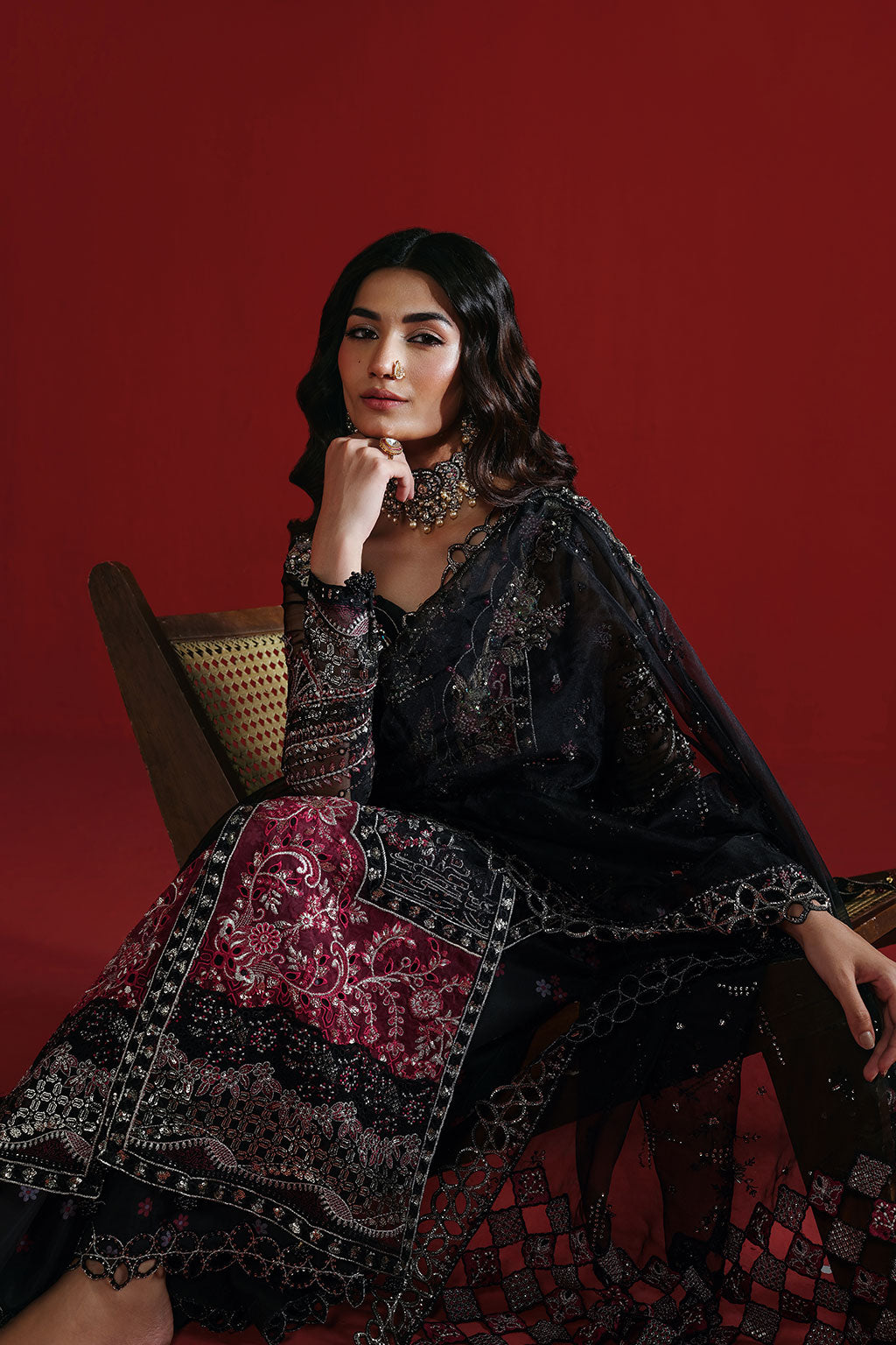 Ramsha | Festive Collection 25 | E-303 - Formal Dress - available at Maria Faisal in UK and USA.