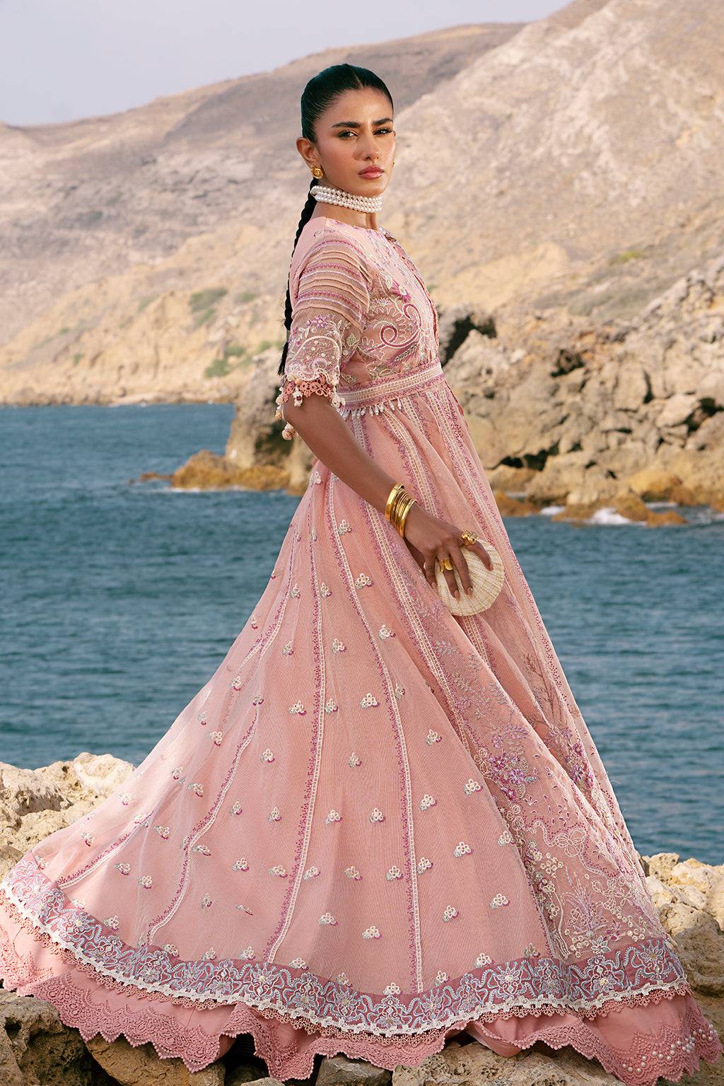 AJR Couture | Dastan Luxury Lawn 25 | Flair by Maria Faisal - Registered Vendor of : AJR Couture - type : Ladies Clothes - 100% original wedding dresses