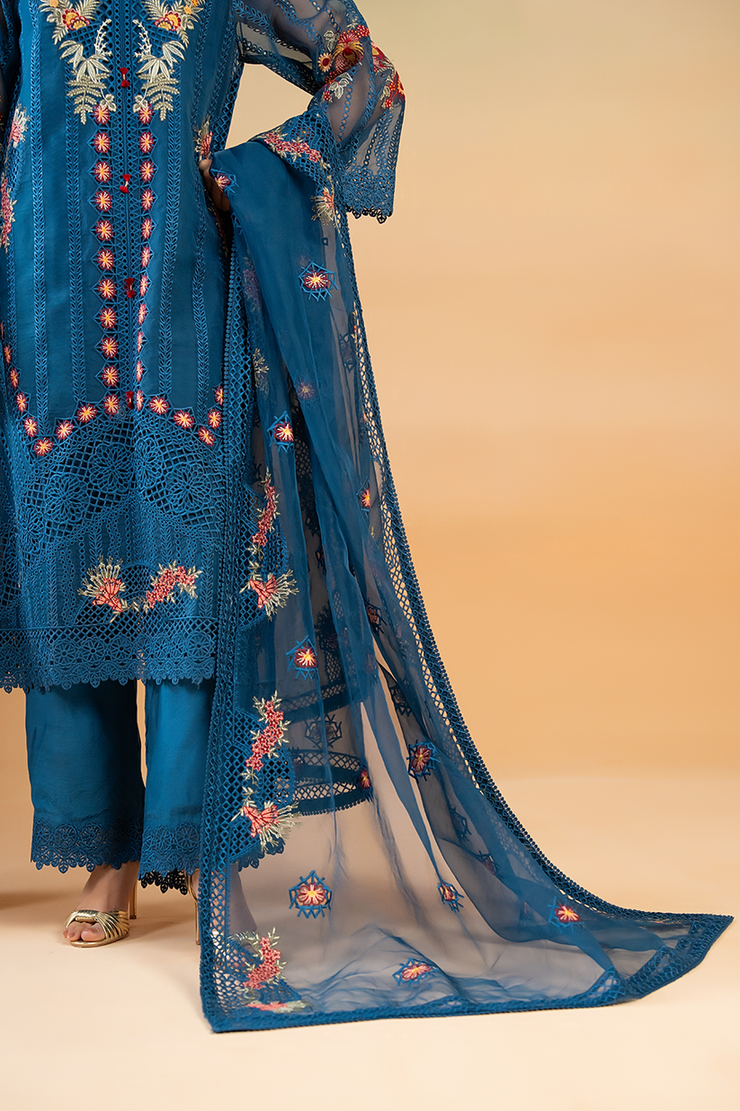 Saad Shaikh | Cutwork 26 | Floren - Luxury Dress - available at Maria Faisal in UK and USA.