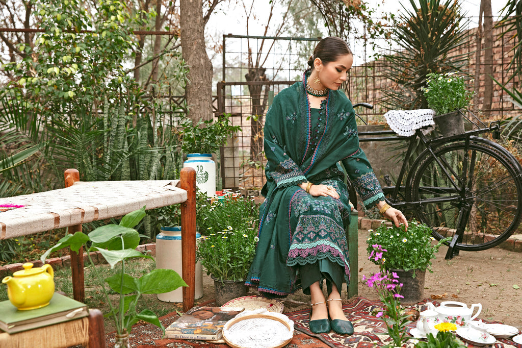 Florent | Luxury Lawn 24 | FFL-7A - Ladies Clothes - Maria Faisal