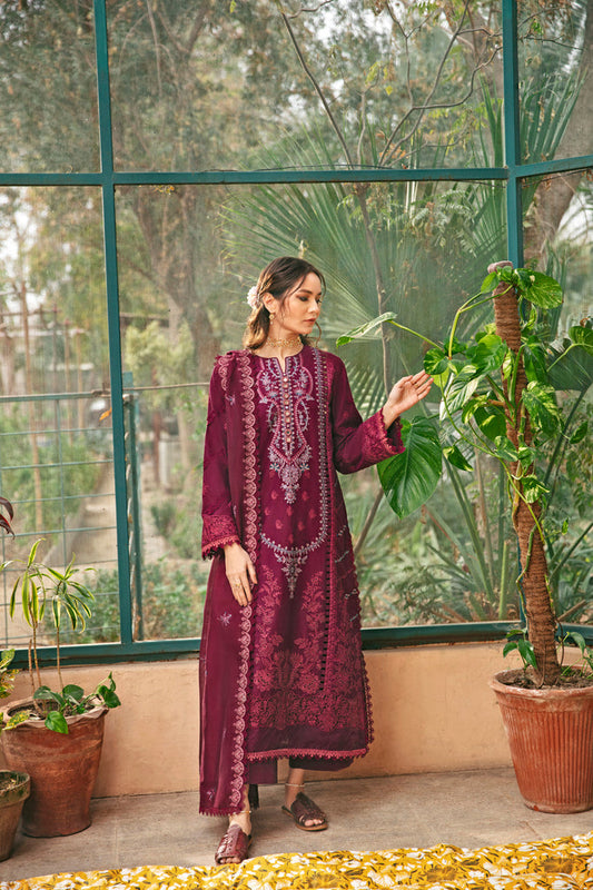Florent | Luxury Lawn 24 | FFL-4B - Ladies Clothes - Maria Faisal