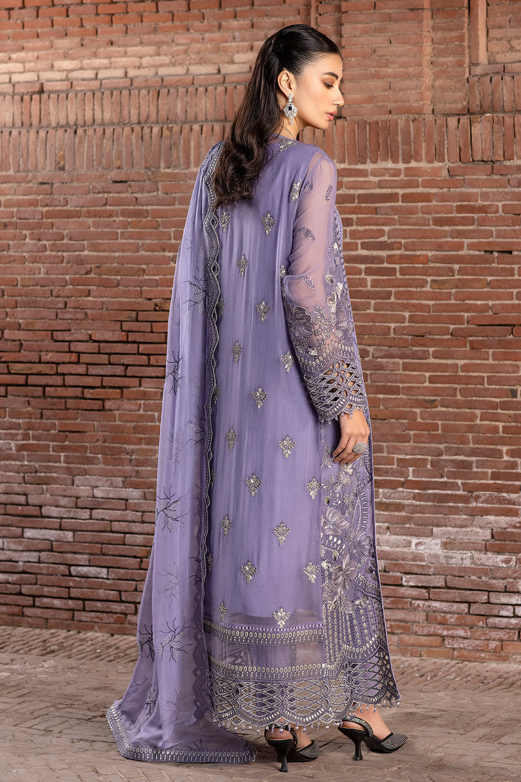 Flossie | Safeera Formals vol 13 | VIOLET SWEET (B) - Maria Faisal