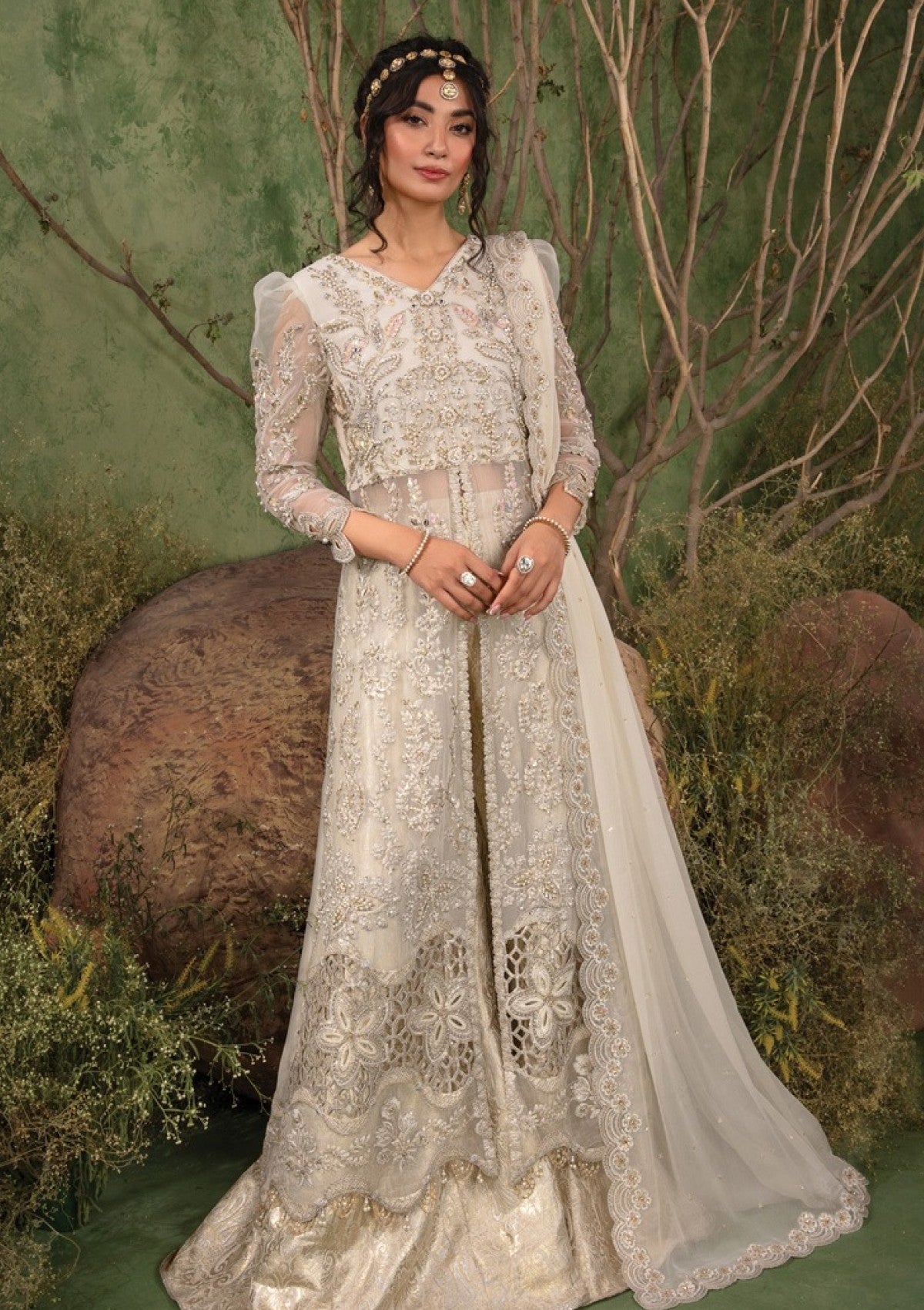 Rangrasiya | Chatoyer Wedding Formals 24 | D#07 - Noor - Designer Dress with Intricate embroidery and embellishments. Shop elegent wedding dress at Maria Faisal.