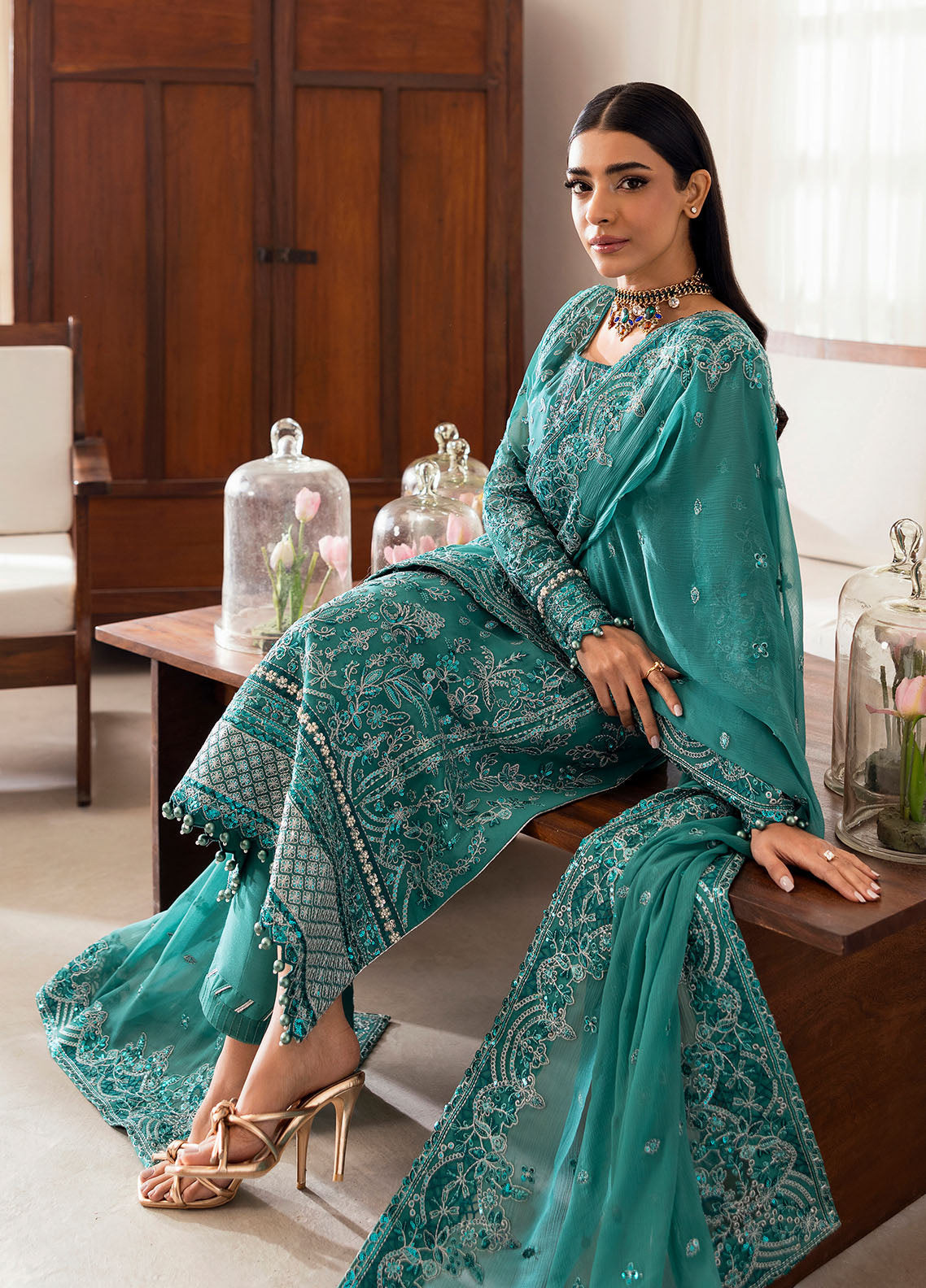 Gulaal | Reverie Embroidered Chiffon | MIRAL - Ladies Clothes