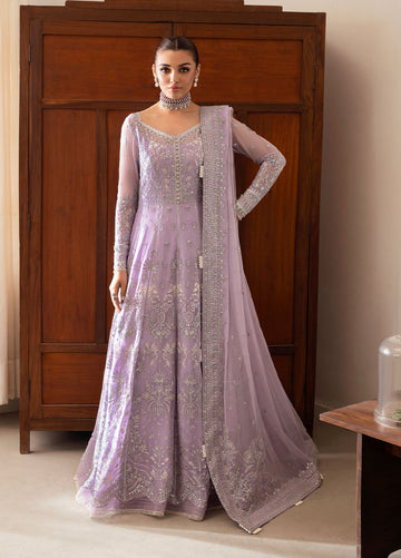 Gulaal | Reverie Embroidered Chiffon | PAREESA - Designer Dress with Intricate embroidery and embellishments. Shop elegent wedding dress at Maria Faisal.