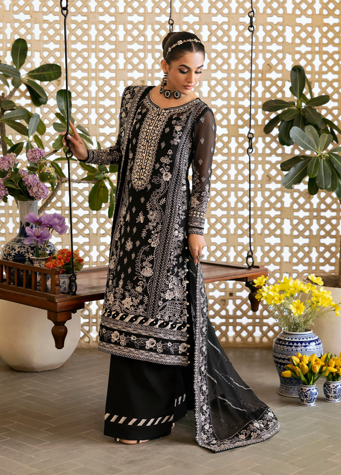 Gulaal | Reverie Embroidered Chiffon | NYRA - Ladies Clothes