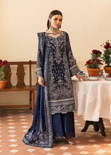 Gulaal | Reverie Embroidered Chiffon | ARISTA - Designer Dress with Intricate embroidery and embellishments. Shop elegent wedding dress at Maria Faisal.