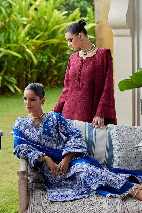 Gulaal | Luxury Lawn 25 | Nigella by Maria Faisal - Registered Vendor of : Gulaal - type : Ladies Clothes - 100% original wedding dresses