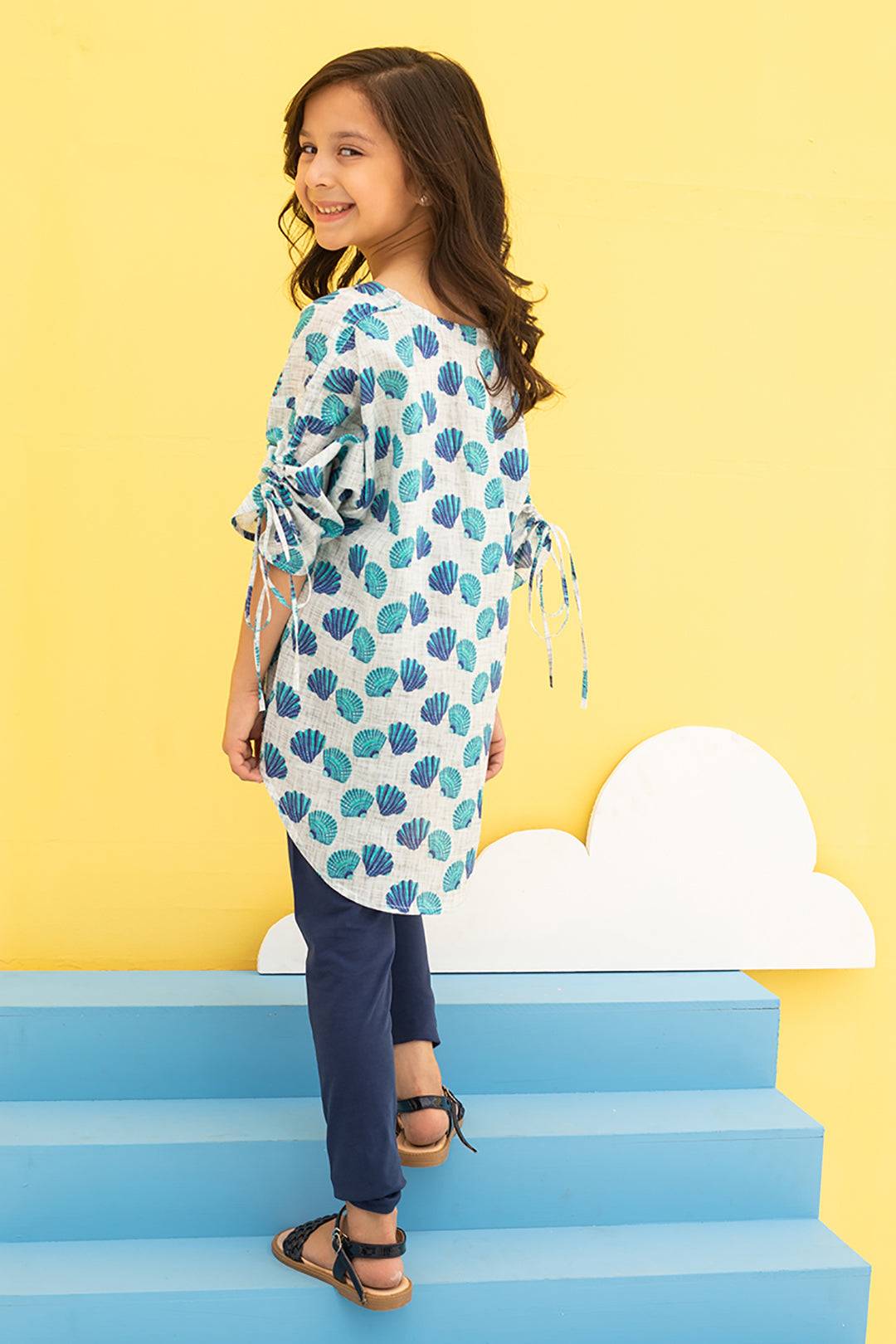 Zellbury Girls | 1 Piece Cambric | Kurta - 1006 by Maria Faisal - Registered Vendor of : Zellbury Girls - type : Kids Clothes - 100% original wedding dresses